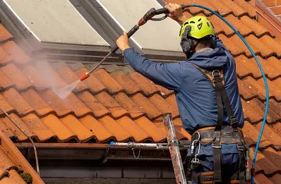 Démoussage et hydrofuge de toiture à Locquénolé
